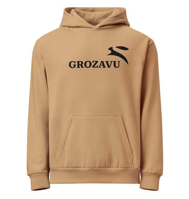 Front view of Urban Garment Dyed Hoodie - Grozavu brand streetwear