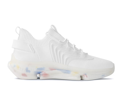 White Air-Cushion Sneakers