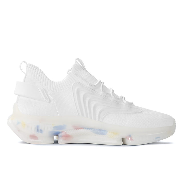 Lightweight White Air Cushion Sneakers