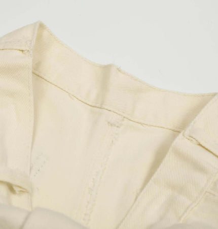 Loose Fit Cartoon Patchwork Pants close-up of waistband details, showcasing stitching and fabric texture.