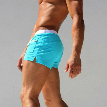 Men's Fashion Fit Front Nylon Hot Spring Swim Shorts at €16.99