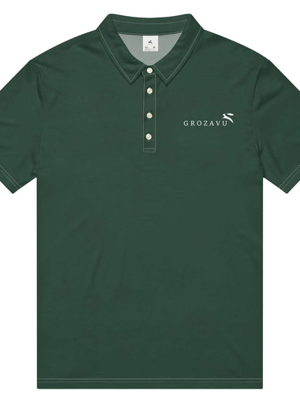 slim polo with Grozavu logo