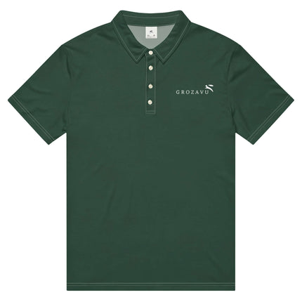 slim polo with Grozavu logo