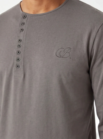 Iconic Long Sleeve Shirt – with Brushed Interior for an Effortless Look