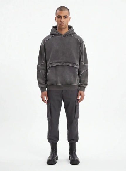 Hoodie Sculpté Élevé