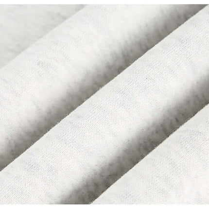 National Trend Retro Stripe Loose Shirt fabric close-up showing soft cotton blend texture and breathable quality.