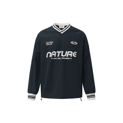 Long Sleeve Tactical TShirt in dark navy with Nature print, designed for outdoor comfort and style.