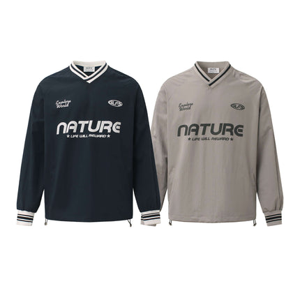 Long Sleeve Tactical TShirt in navy and gray with nature-themed graphics for outdoor adventures