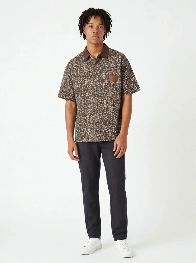 Exclusive Polo Shirt – from Egyptian Cotton with Architectural Design