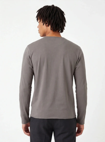 Iconic Long Sleeve Shirt – with Brushed Interior for an Effortless Look