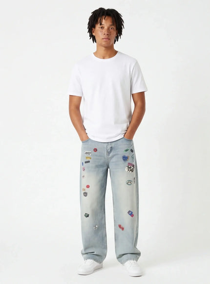 Relaxed Jeans – mit hochwertiger Textur und überlegener Verarbeitung