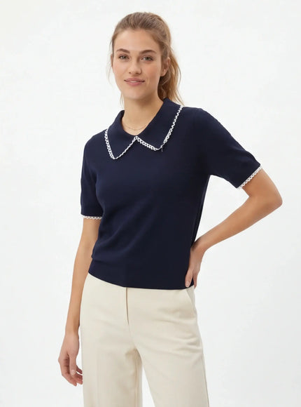 Signature Polo Shirt by Grozavu - Fabric Display (Pos 4)