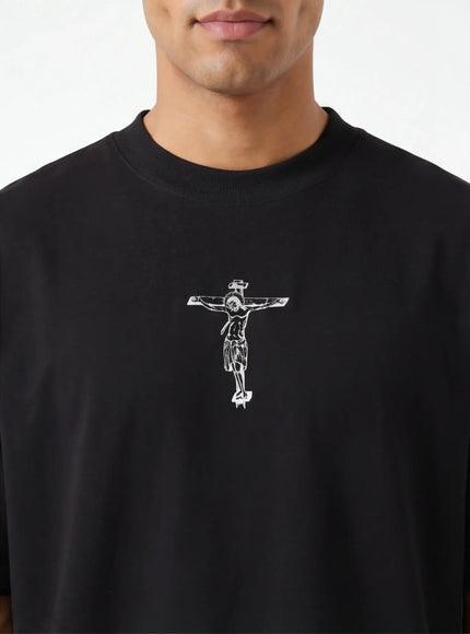 T-Shirt Oversize – in Tessuto Premium con Design Architettonico