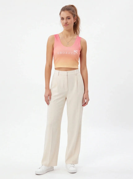 Oversized Crop Top by Grozavu - Luxury Aesthetic (Pos 1)