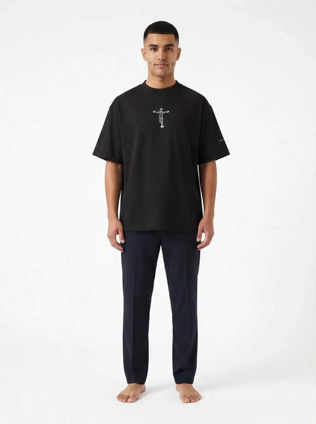 Oversized T-Shirt – from Premium Weave with Architectural Design