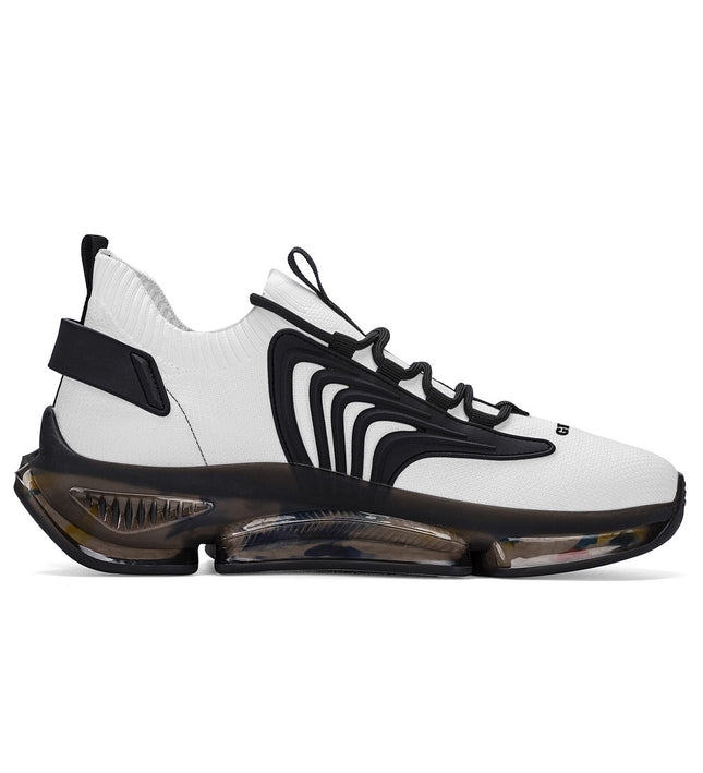 Blackout Air-Cushion Sneakers – All Black Comfort