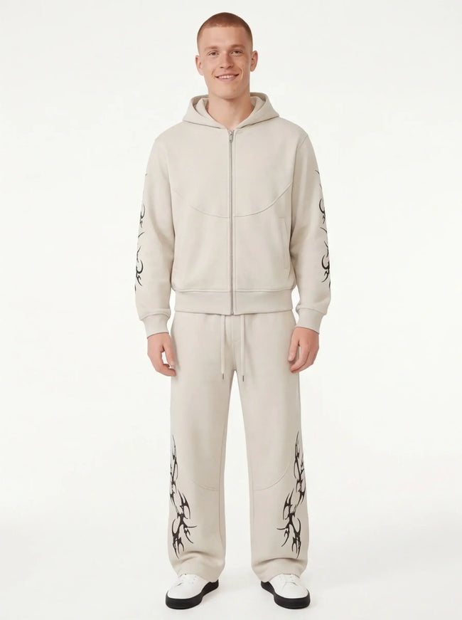 Premium Track Pants by Grozavu - Detail Angle (Pos 1)