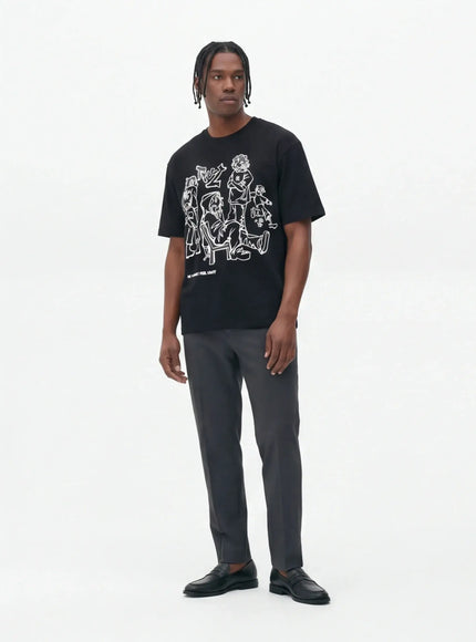 T-Shirt Impeccable – en Coton Peigné pour une Silhouette Audacieuse