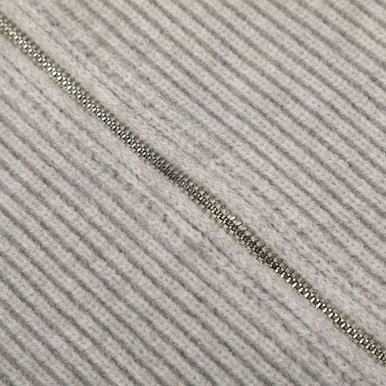 Retro Cardigan Sweater - Loose Fit close-up of fabric texture and details.