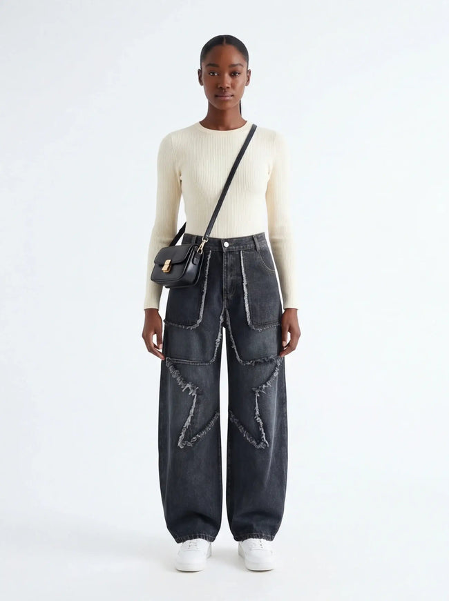 Relaxed Jeans – from Breathable Fabric with Refined Details
