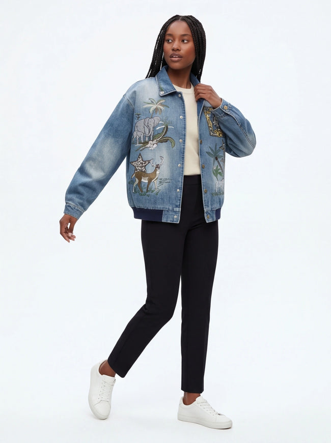 Must-Have Embroidered Denim Jacket