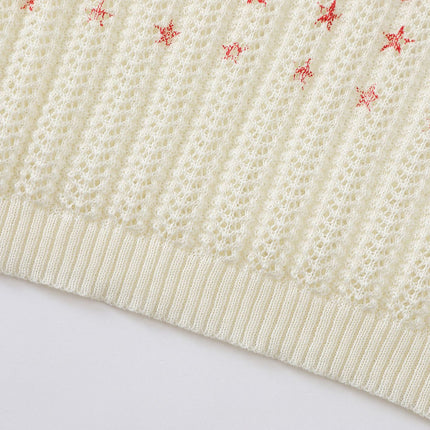 Pull en maille jacquard à col rond