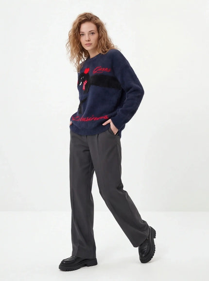 Sweatshirt Lourd – en Tissage Dense pour une Esthétique Urbaine