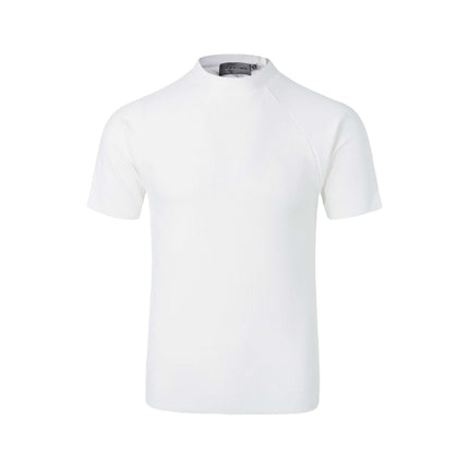 Seamless Jacquard TShirt – Loose Fit in classic white, showcasing a modern athletic look and casual style.