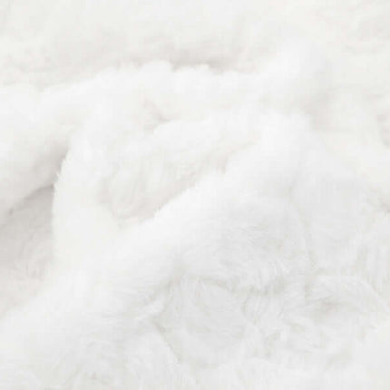 Close-up of soft sherpa fabric used in the Sherpa Cotton Winter Jacket - Loose Fit, showcasing its plush texture.