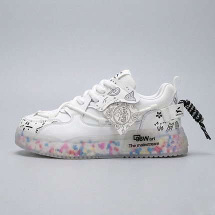 Fashion model showcasing new arrivals for spring and summer, wearing a vibrant top with the recognizable Grozavu logo.