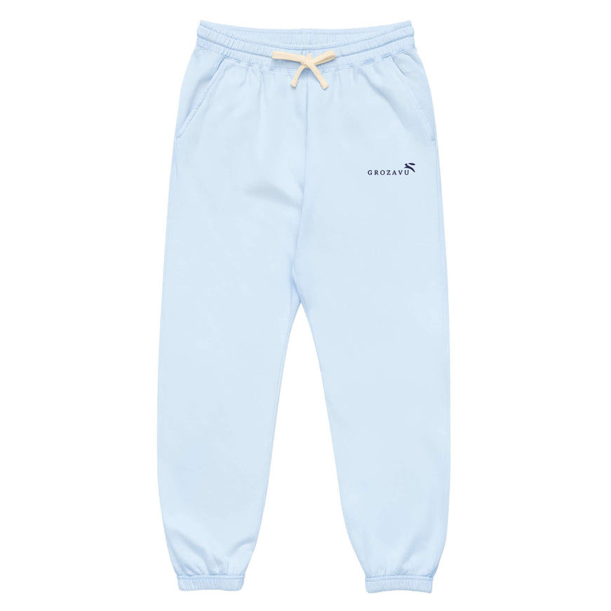 relaxed heavyweight sweatpants with Grozavu logo