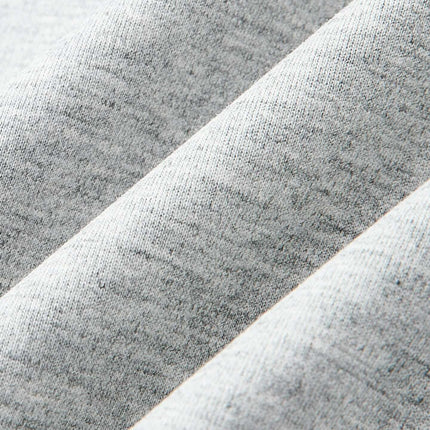 Close-up of soft fabric showcasing texture of Five-Button Henley TShirt – Loose Fit in gray color.
