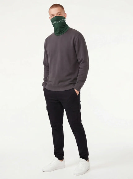 Back view of neck gaiter by Grozavu