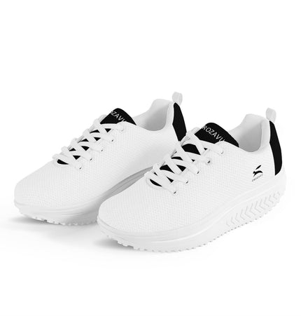 Baskets en maille légères à plateforme