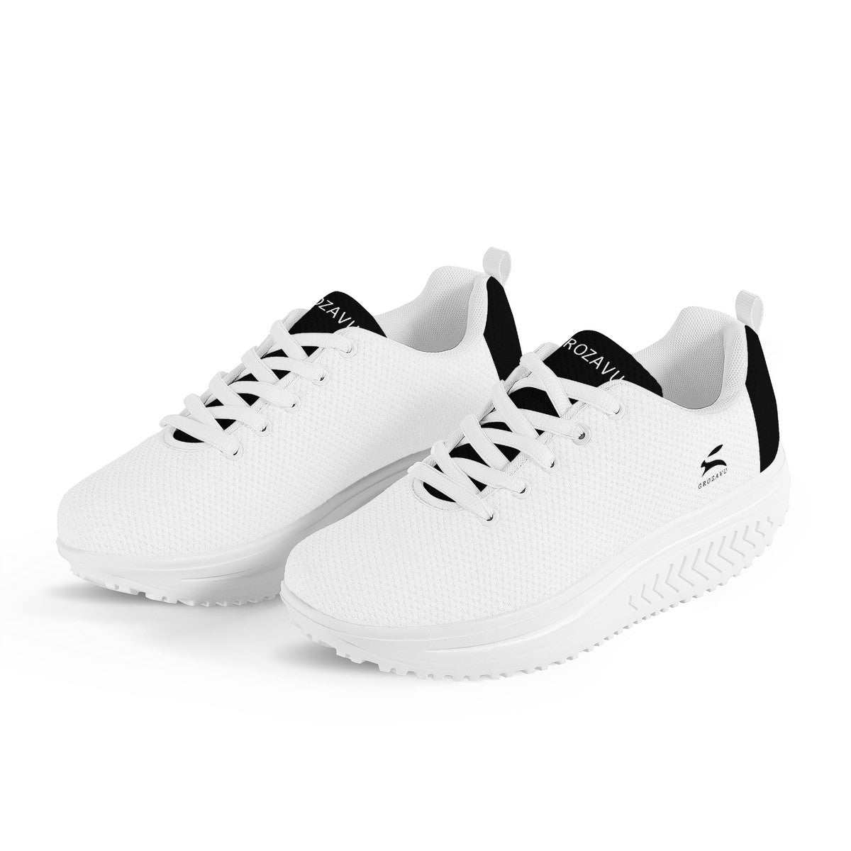 Grozavu | Mesh Lift Sneakers