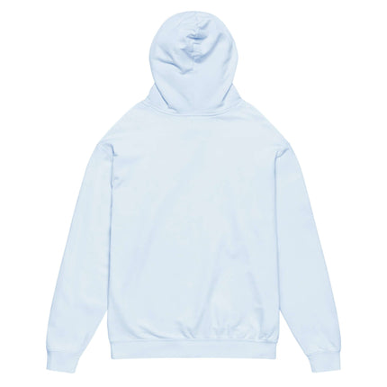 washed oversized hoodie with Grozavu logo