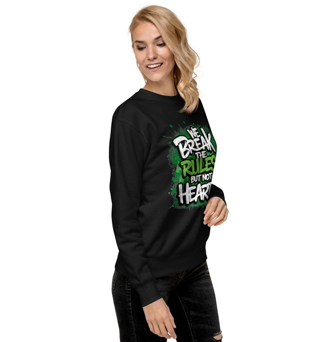 Grozavu Break Rules Premium Sweatshirt at €52.50