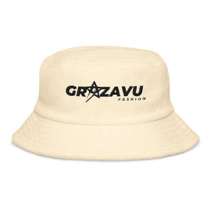 Unstructured Terry Cloth Bucket Hat - Trendy Summer  Hat