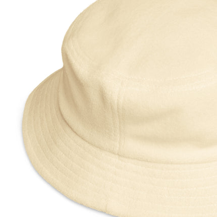 Unstructured Terry Cloth Bucket Hat - Trendy Summer  Hat