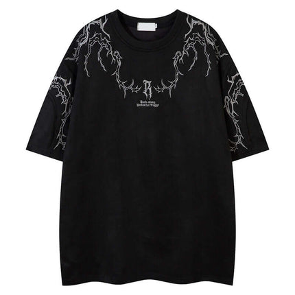 Urban-Chic T-Shirt by Grozavu - High-Quality Texture (Pos 1)