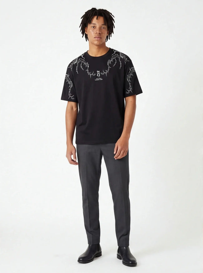 Urban-Chic T-Shirt – with a Silk-Like Touch for an Urban Aesthetic