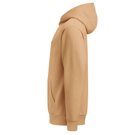 Urban Garment Dyed Hoodie – Loose Fit side view showcasing relaxed streetwear style and premium fleece fabric.