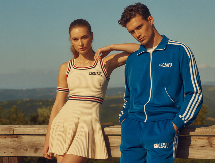 Stylish urban outfit from Grozavu Fashion's seasonal lookbook