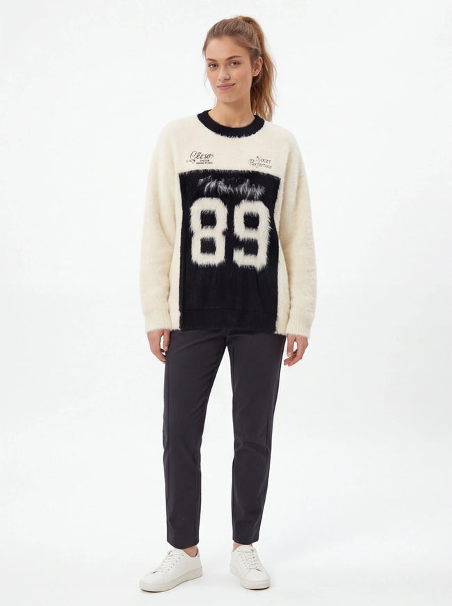 Flawless Cut Fleece Lined Crewneck Sweater