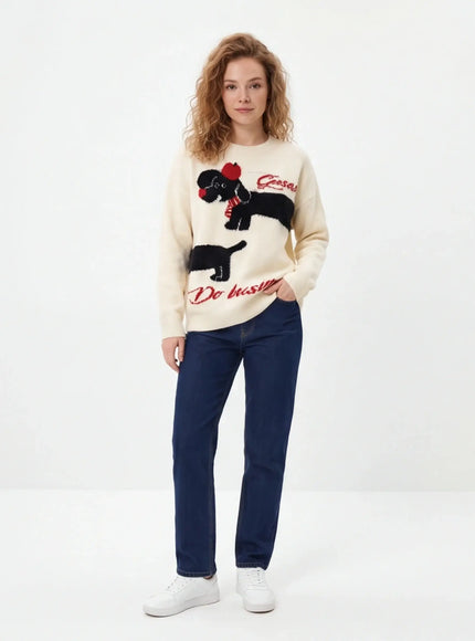 Sweatshirt Lourd – en Tissage Dense pour une Esthétique Urbaine