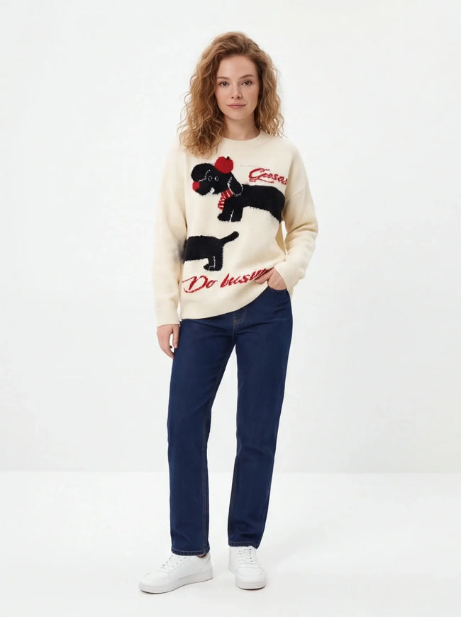 Sweatshirt Lourd – en Tissage Dense pour une Esthétique Urbaine