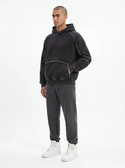 Hoodie Sculpté Élevé