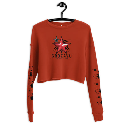 Grozavu Crop Sweatshirt - Perfect Blend of Style and Comfort