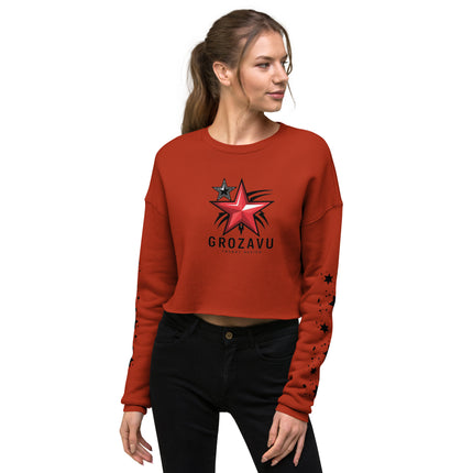 Grozavu Crop Sweatshirt - Perfect Blend of Style and Comfort