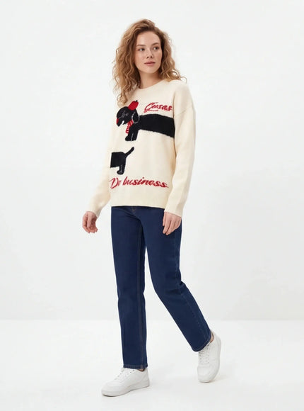 Sweatshirt Lourd – en Tissage Dense pour une Esthétique Urbaine